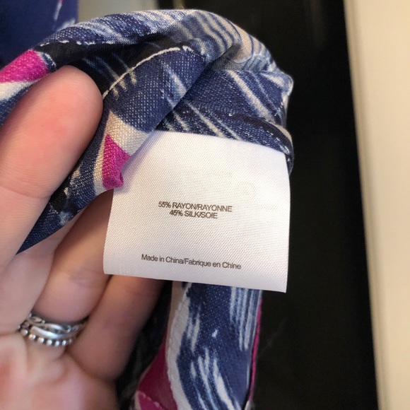 Tory Burch Abstract Circle Print Top - Picture 4 of 6